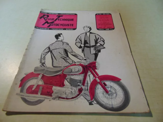 Revue Technique Motocycliste N° 114 1956 Puch 250 GS , Mobymatic , Zündapp 175 S