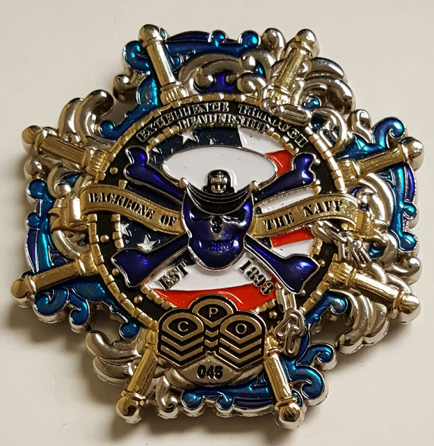 USMC US NAVY Chief CPO CPOA Backbone of the Navy Est 1893 Serialized ...