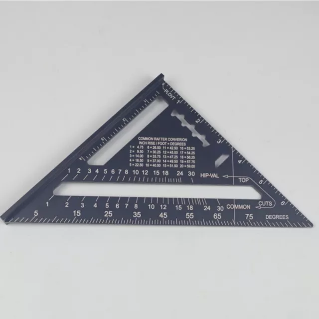 Triangle Ruler Carpenter Aluminum Alloy High Precision Wear Resistance Engineer