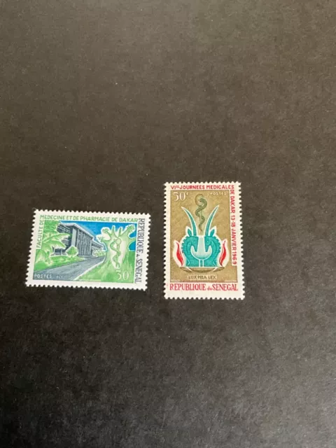 Stamps Senegal Scott #310-11 never hinged