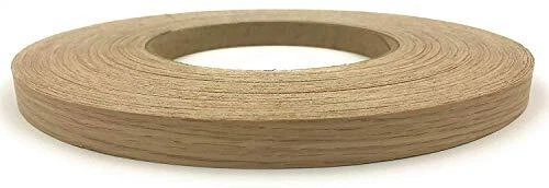 Hickory 3/4" X 250' Roll, Wood Veneer Edge Banding Preglued, Iron on with Hot