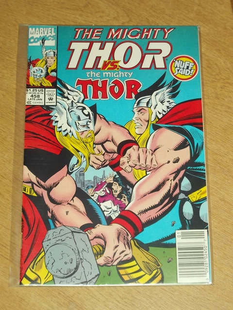 Thor The Mighty #458 Vol 1 Marvel Old Thor Vs New Thor January 1993