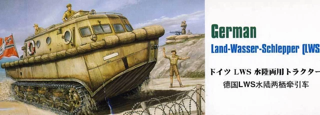Maquette Bronco 1/35 – Land-Wasser-Schlepper (Early Production) – WWII Allemand – Neuf