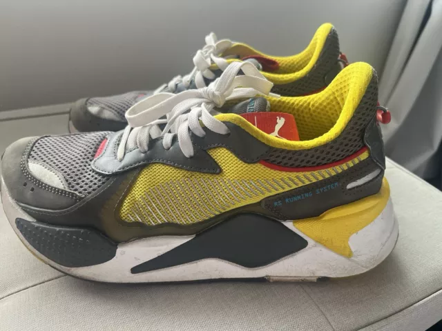 PUMA RS X TRAINERS UK Size 7.5 Adult Bumblebee 20.00 PicClick UK