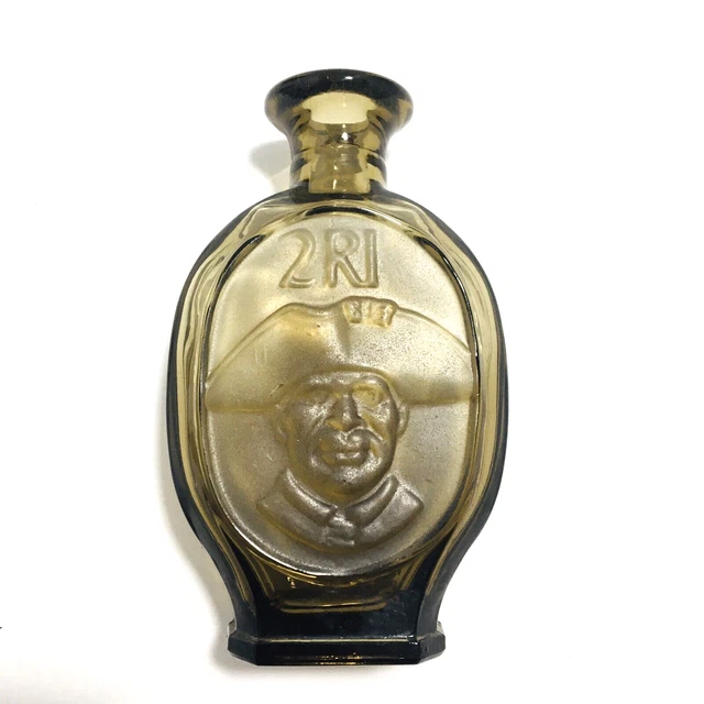 S.A.R. 1981 SONS of the American Revolution Glass Bottle "2 R. I." S.A.R. 1981 SONS of the American Revolution Glass Bottle "2 R. I."