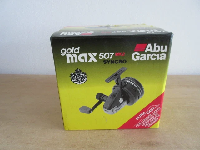 ABU GARCIA GOLD Max 507 Mk2 Syncro Closed Face Fishing Reel - BOXED NEW &  UNUSED 99.95 - PicClick UK