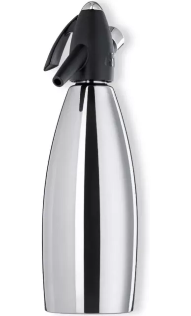 iSi North America Stainless Steel Soda Siphon 1 Quart Stainless