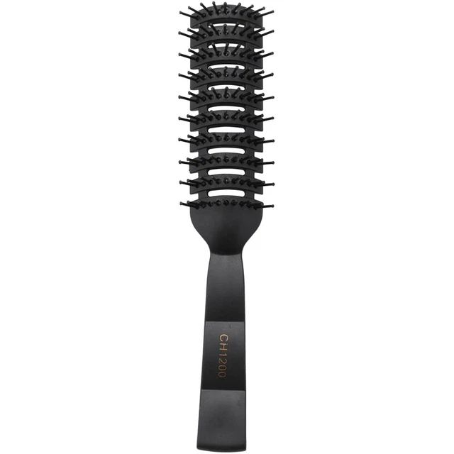 2X(1Pc Professional Comb Curl Hair Brush Pp Plastic Massage Comb Anti-Static Hai