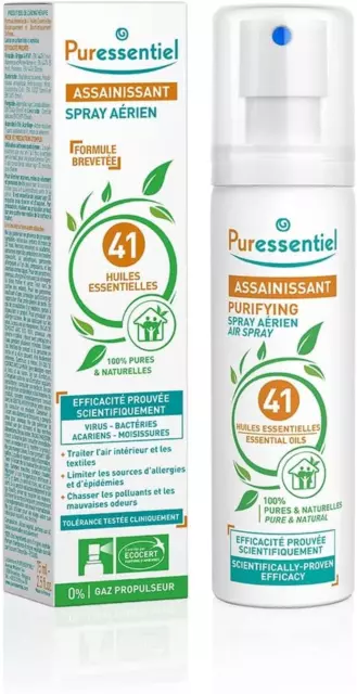 Puressentiel – Spray Aérien Aux 41 Huiles Essentielles - Efficacité Prouvée Cont