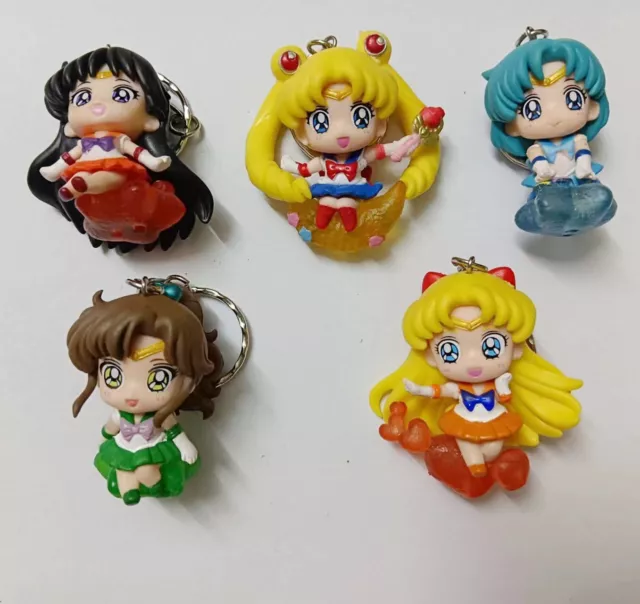 lot of 5 Sailor Moon Tsukino Usagi Cute  keychain charm Figure  2''/5cm loose