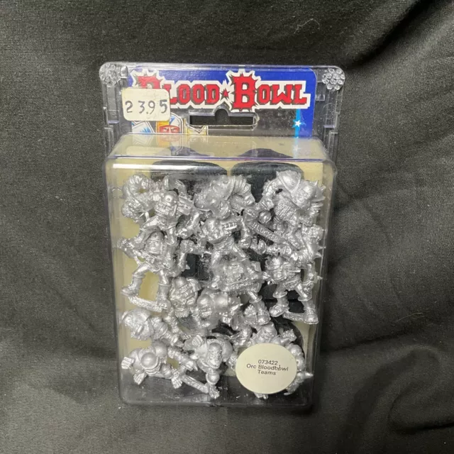 Orc Blood Bowl Teams Citadel Miniatures Warhammer 1988 Games Workshop Sealed