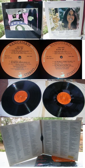 JOAN BAEZ -BKESSED ARE... 1971 VINYL 2xLP  Greece 1st Pressing UNPLAYED NM/NM/NM