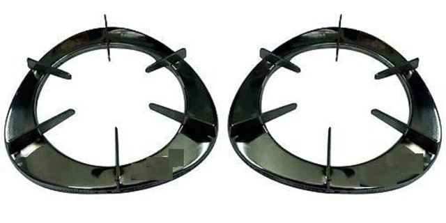 Poêle Soutien pour Gaz Triangle Forme Plate-Forme Fer & Métal Pièces Noir 2