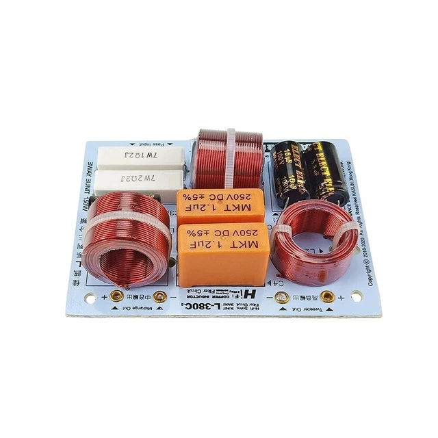 thumbnail image 2 of 2pcs KASUN L-380C 3-Way Hi-Fi Speaker Frequency Divider Crossover Filters 2 of 4