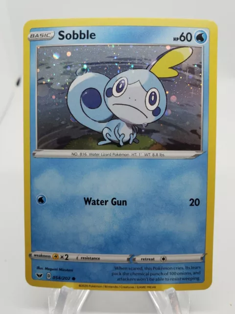 Sobble 054/202 Sword & Shield Cosmos Holo Promo Pokemon Card  NM