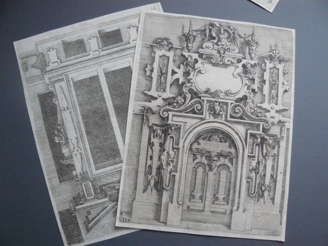 2 gravures de W. DIETTERLIN 17eme