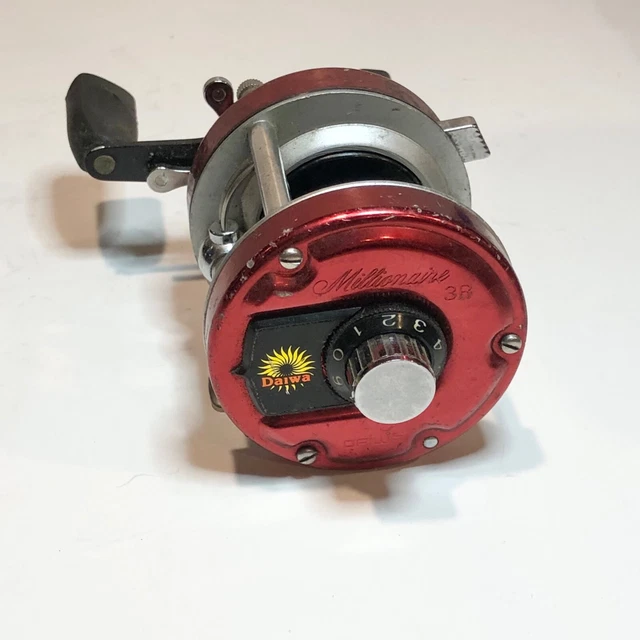 Vtg Daiwa Millionaire 5H Hi Speed Baitcasting fishing Reel