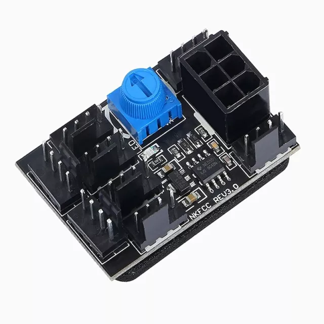 Adeur 8 Voies ContrôLeur de Vitesse 12 V avec Port D'Alimentation 6 Broches D6N2