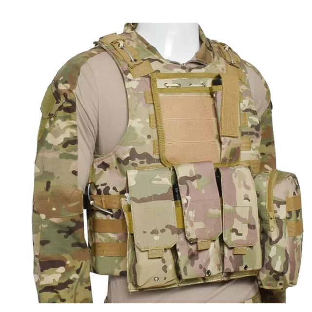 Jagd Militär Weste Paintball Molle Taktische Platte Träger Weste Airsoft Vest 2