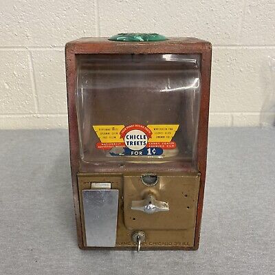 Vintage 1 Cent Baby Grand Victor Vending Machine Corp Chicago