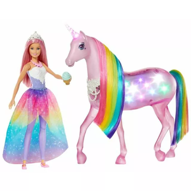 Bambola con Animale Domestico Barbie Dreamtopia Unicorno