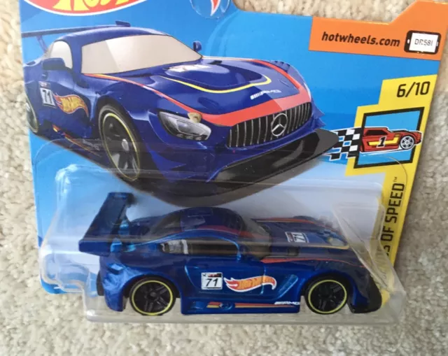 Hot Wheels. 16 Mercedes AMG GT3 . Mint Condition sealed Pack