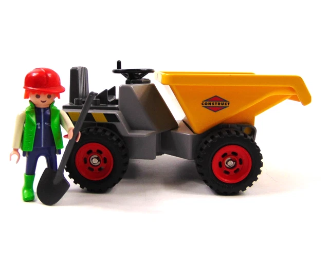 PLAYMOBIL CONSTRUCCIÓN CAMIÓN Volquete Camión Volquete con