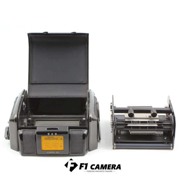 [Near MINT] Zenza Bronica 6x6 120 Roll Film Back Holder Black S2 S2A From JAPAN