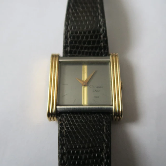 Vintage Christian Dior Bi Colour Watch