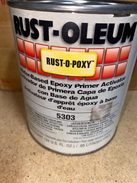 (1) Quart Rust-Oleum Rust-O-poxy Water-Based Epoxy Primer Activator 5303