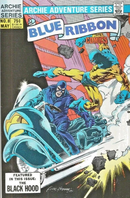 BLUE RIBBON COMICS #8, VF/NM, Black Hood, Red Circle, 1984, more in store