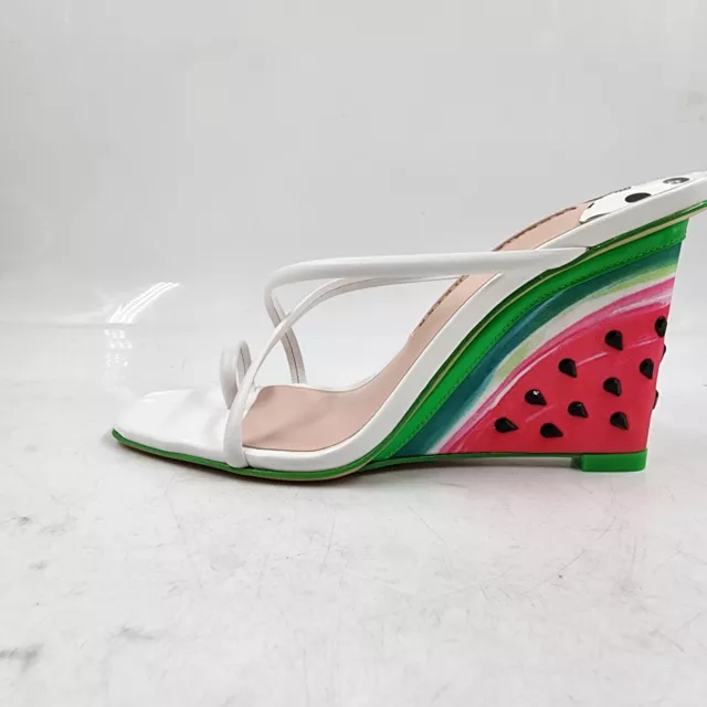 Sophia Webster Brooke Wedge Sandals Women's EU 36.5/US 6 Watermelon Slip On