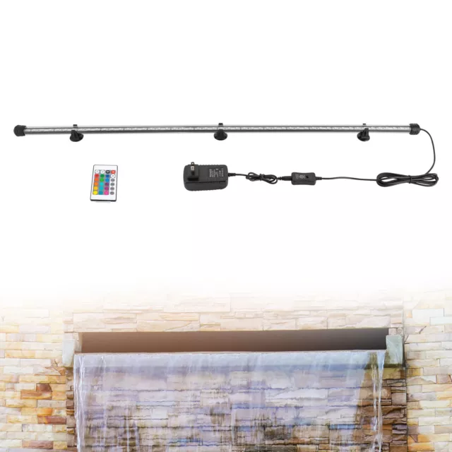 LED Submersible Light 77cm Underwater Strip Bar RGB Lamp Aquarium Fish Tank