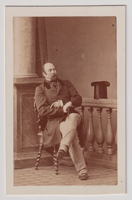 Carte De Visite Photo (CDV) Disderi - Portrait Du Comte Joachim Murat, Diplomate - Vers 1860 - France