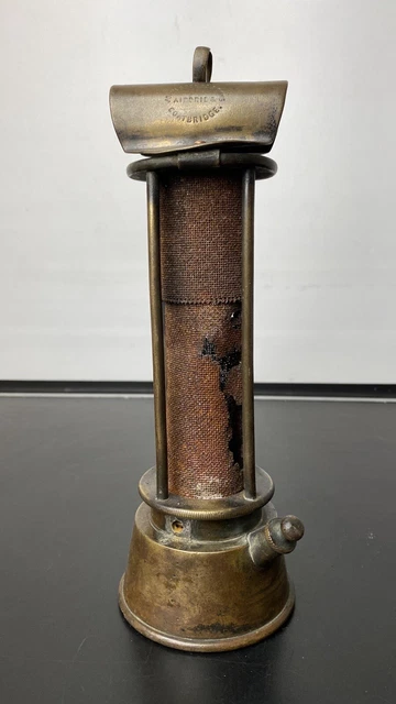 Davey Gauze Miners Lamp by John Spence & Sons, Airdrie & Coatbridge