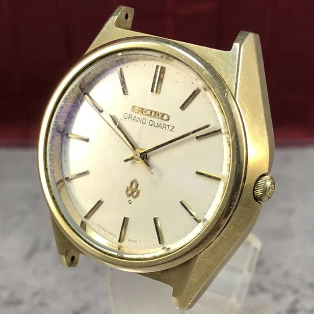 Montre Seiko Quartz Vintage Japonaise Plaquée Or - Occasion Très Bon état, Pour Homme