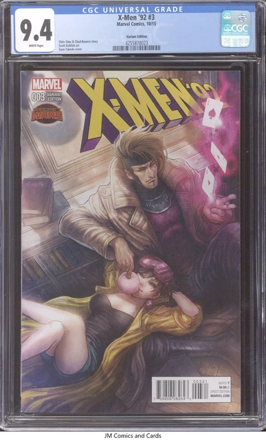X-Men '92 #3 2015 CGC 9.4 - Sana Takeda Bubble Gum Manga Variant