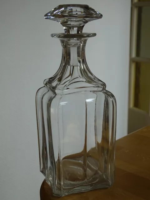 Ancienne Carafe A Aperitif Cristal Mouler Et Tailler De Baccarat 19 Eme