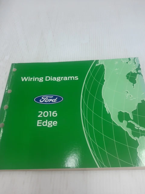 2016 FORD EDGE Electrical Wiring Diagrams Diagram Service Manual EWD