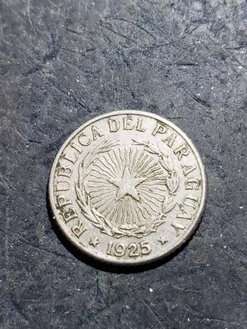 1925 Paraguay 50 Centavos Coin **1 Year Type Coin** #213