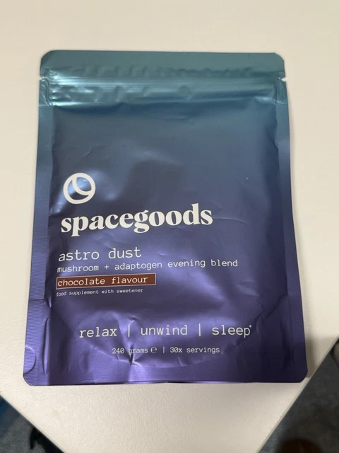 SPACEGOODS ASTRO DUST V1.0 Chocolate Flavour Food Supplement 240g £21. ...