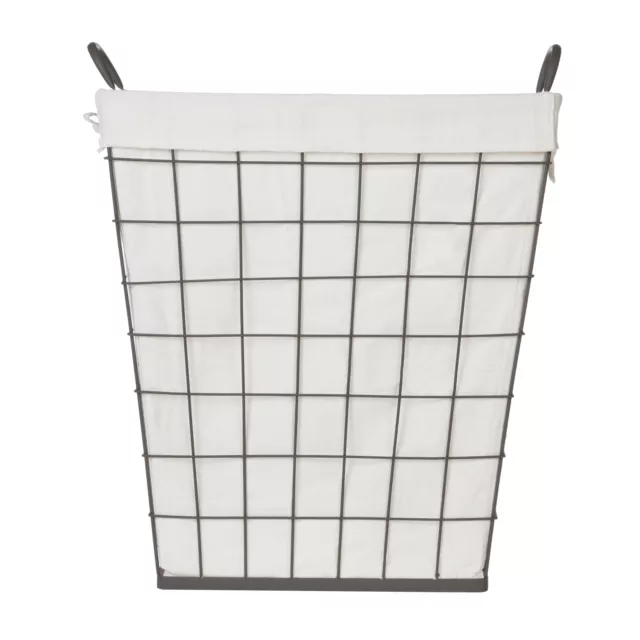 (FROM USA) Heavy-Gauge Wire Laundry Basket, Dark Zinc, 20 in x 15 in x 25 in (FROM USA) Heavy-Gauge Wire Laundry Basket, Dark Zinc, 20 in x 15 in x 25 in