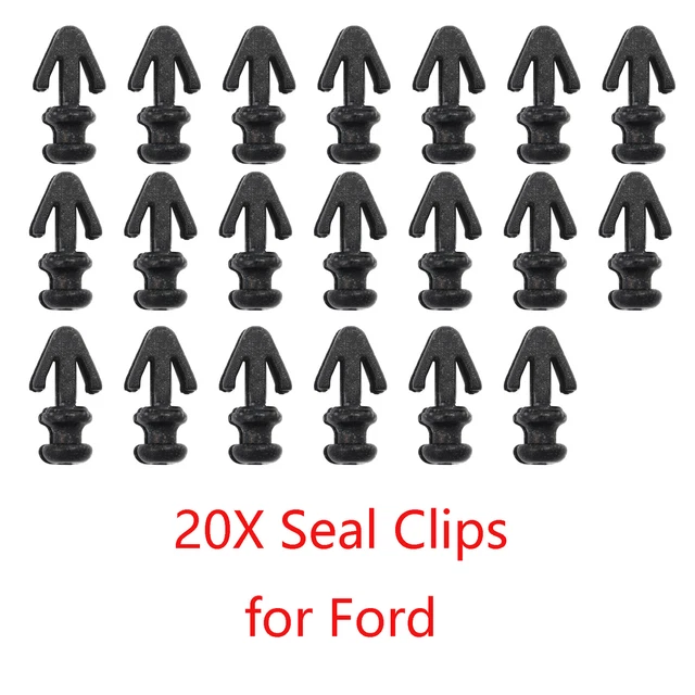 Nietenclips Für Ford Mondeo MK2-MK4 - 20 Stück Schwarz Kunststoff