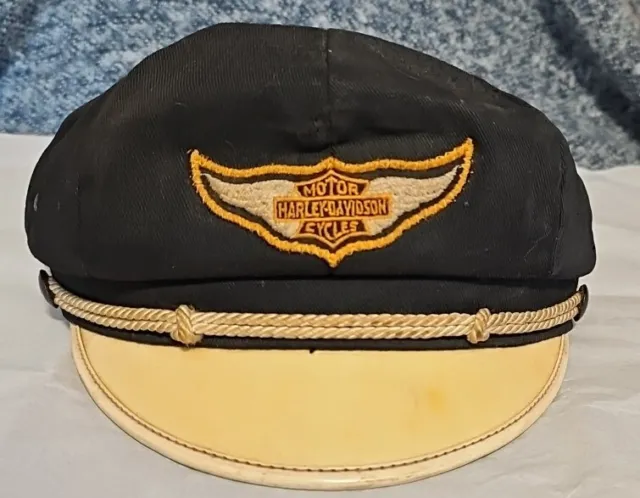 Vintage 1950's Harley Davidson Captains Hat