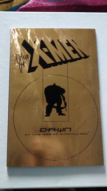 X-Men Dawn of the Age of Apocalypse 1995 Graphic Novel X Men signed by Jeph Loeb