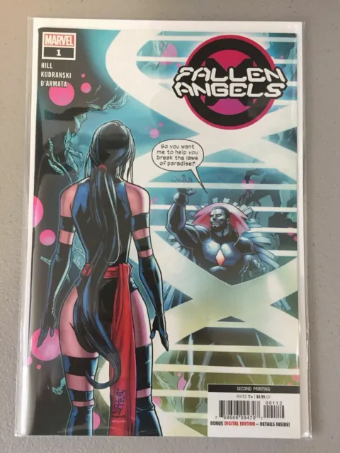 Fallen Angels 1 second 2nd print variant cover X-MEN MARVEL 2018 NM-/VF+ up22b