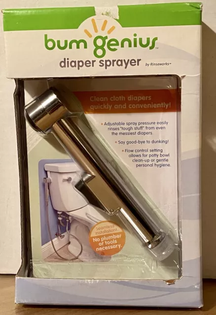 BumGenius Diaper Sprayer - Clean Cloth Diapers, Spray, Bathroom, Cotton Babies