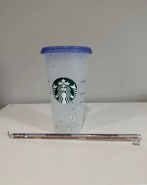 Starbucks Summer 2023 Confetti Color Changing Reusable Cold Cup 24oz NEW READ