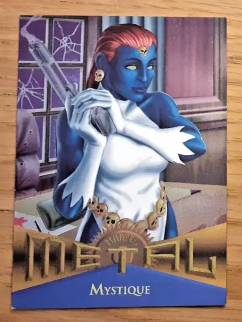1995 Fleer Marvel Metal  Card 107 MYSTIQUE
