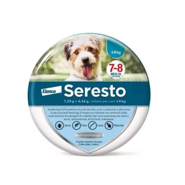 Nuevo Collar Antiparasitario Ceresto Para Perros De Menos De 8 kg-ES///